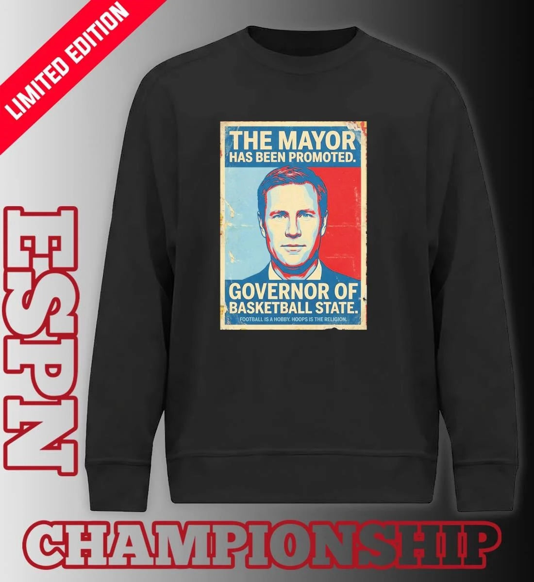 Official The Mayor has been promoted Governor of basketball state Nebraska Cornhuskers shirt
