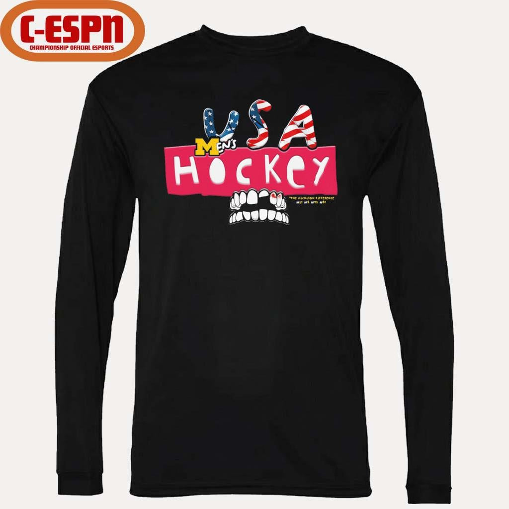 Official The Michigan Difference USA Hockey Shirt