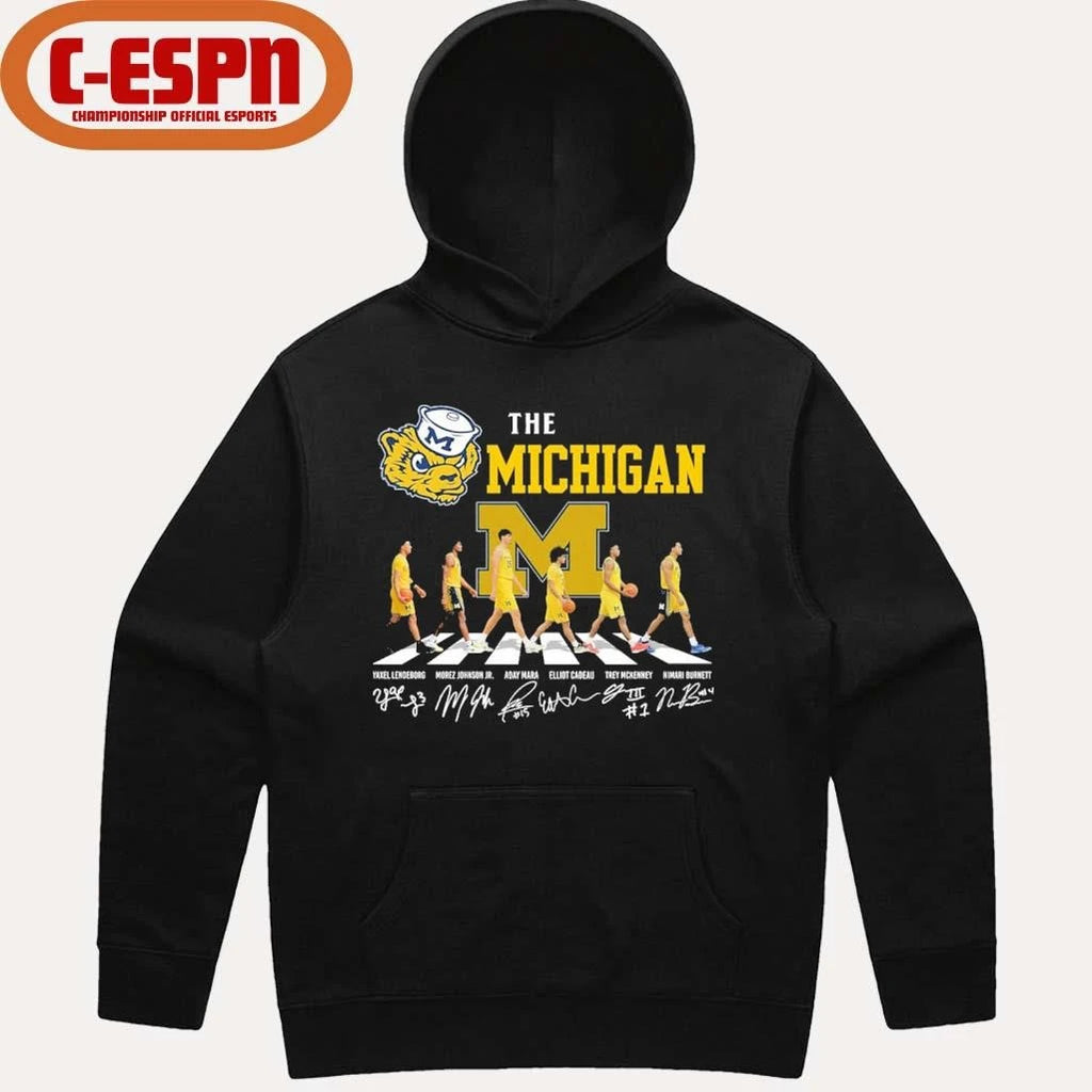 Official The Michigan Men’s Basketball Abbey Road Shirt
