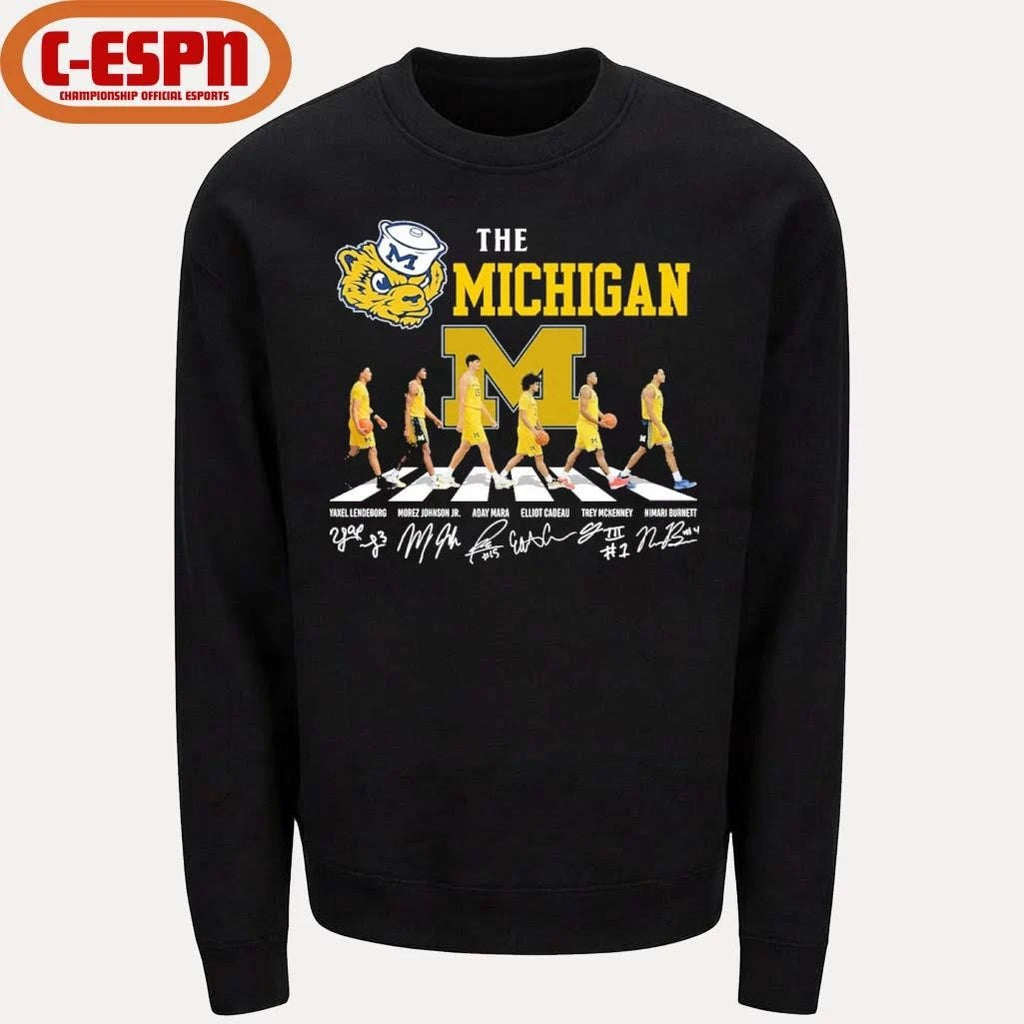 Official The Michigan Men’s Basketball Abbey Road Shirt