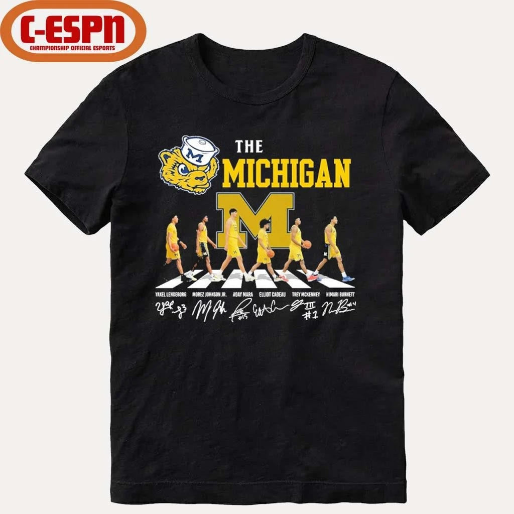 Official The Michigan Men’s Basketball Abbey Road Shirt