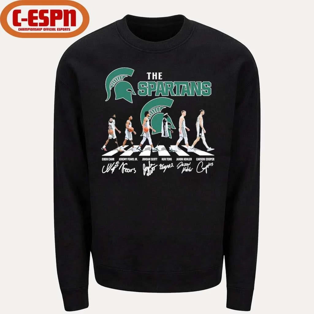 Official The Michigan State Men’s Basketball Abbey Road Shirt