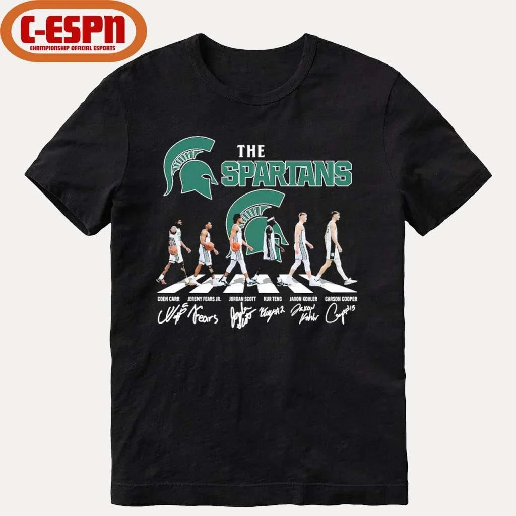 Official The Michigan State Men’s Basketball Abbey Road Shirt