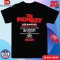 Official The Monkey Los Angeles February 22 2025 Event Neon Shirts