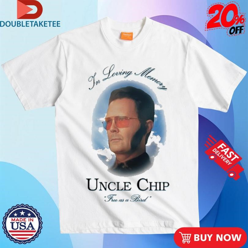Official The Monkey Movie In Loving Memory Uncle Chip Free As A Bird Shirts