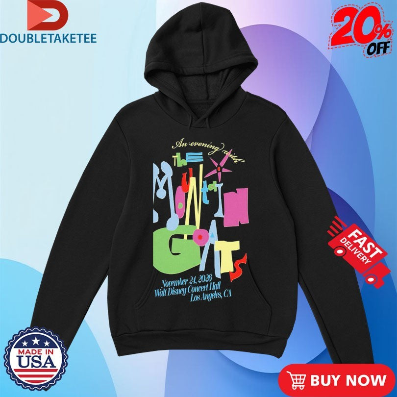 Official The Mountain Goats 11 24 2026 Los Angeles CA Shirts