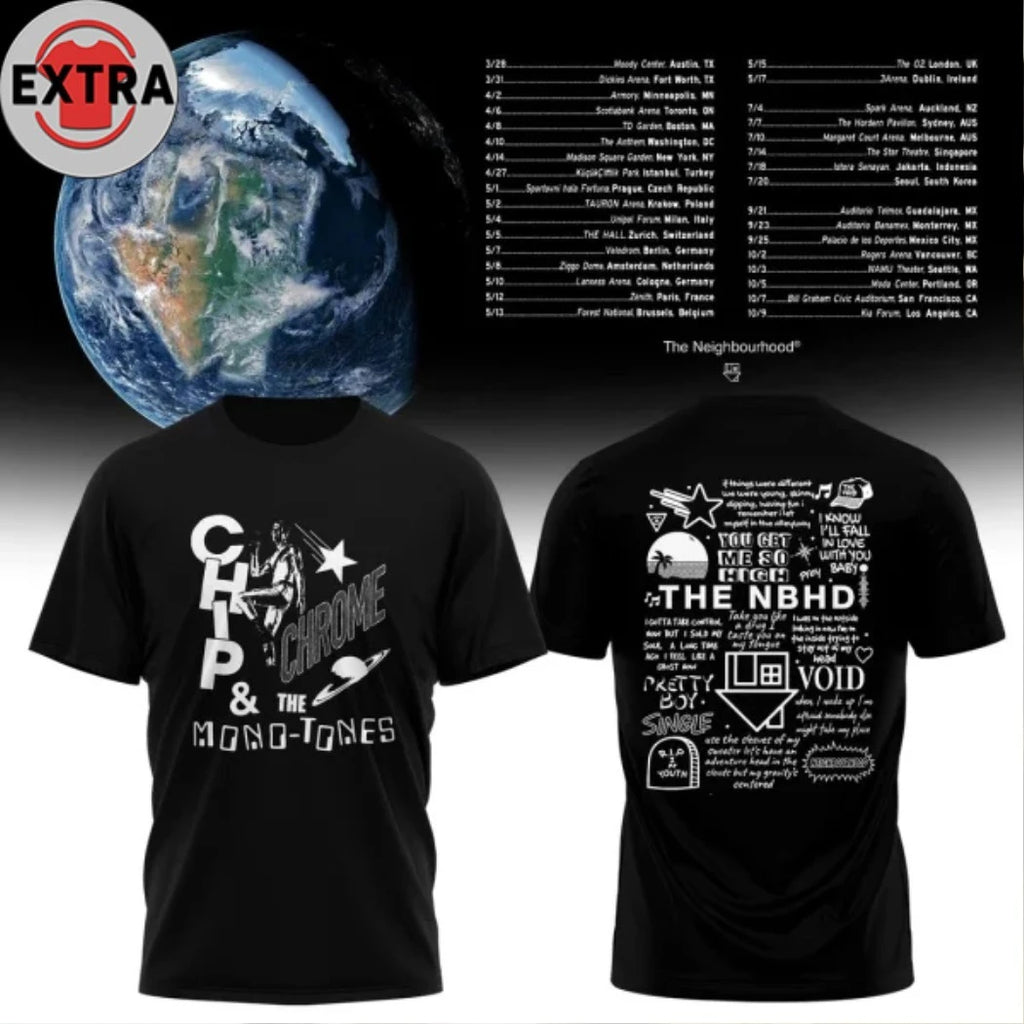 Official The Neighbourhood 2026 Tour T-Shirt
