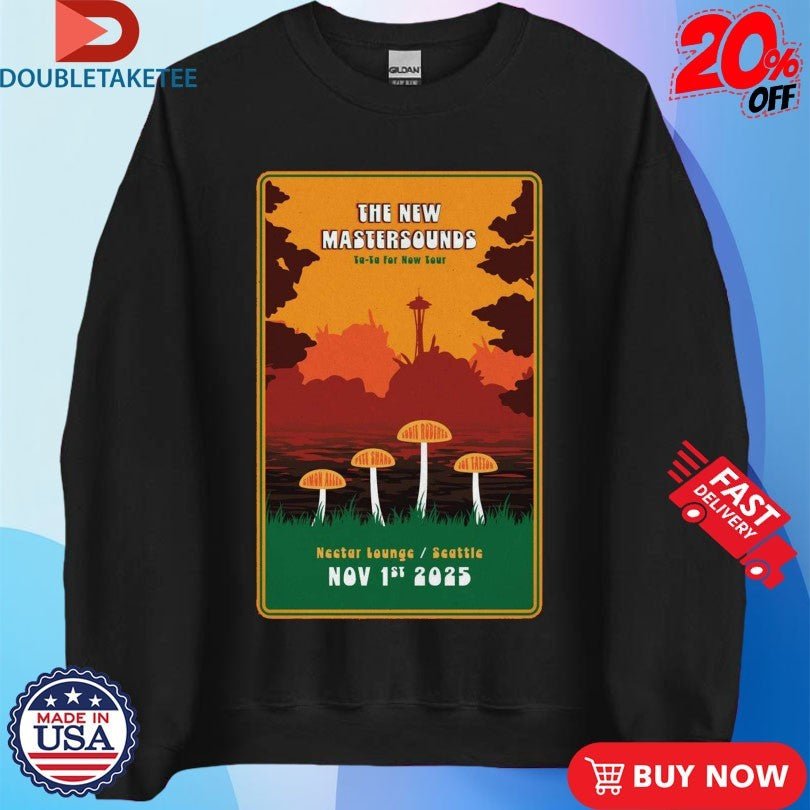 Official The New Mastersounds Nov 1st, 2025 Nectar Lounge in Seattle, WA Shirts