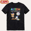 Official The Peanuts X Texas Rangers Autism Accept Understand Love Shirt