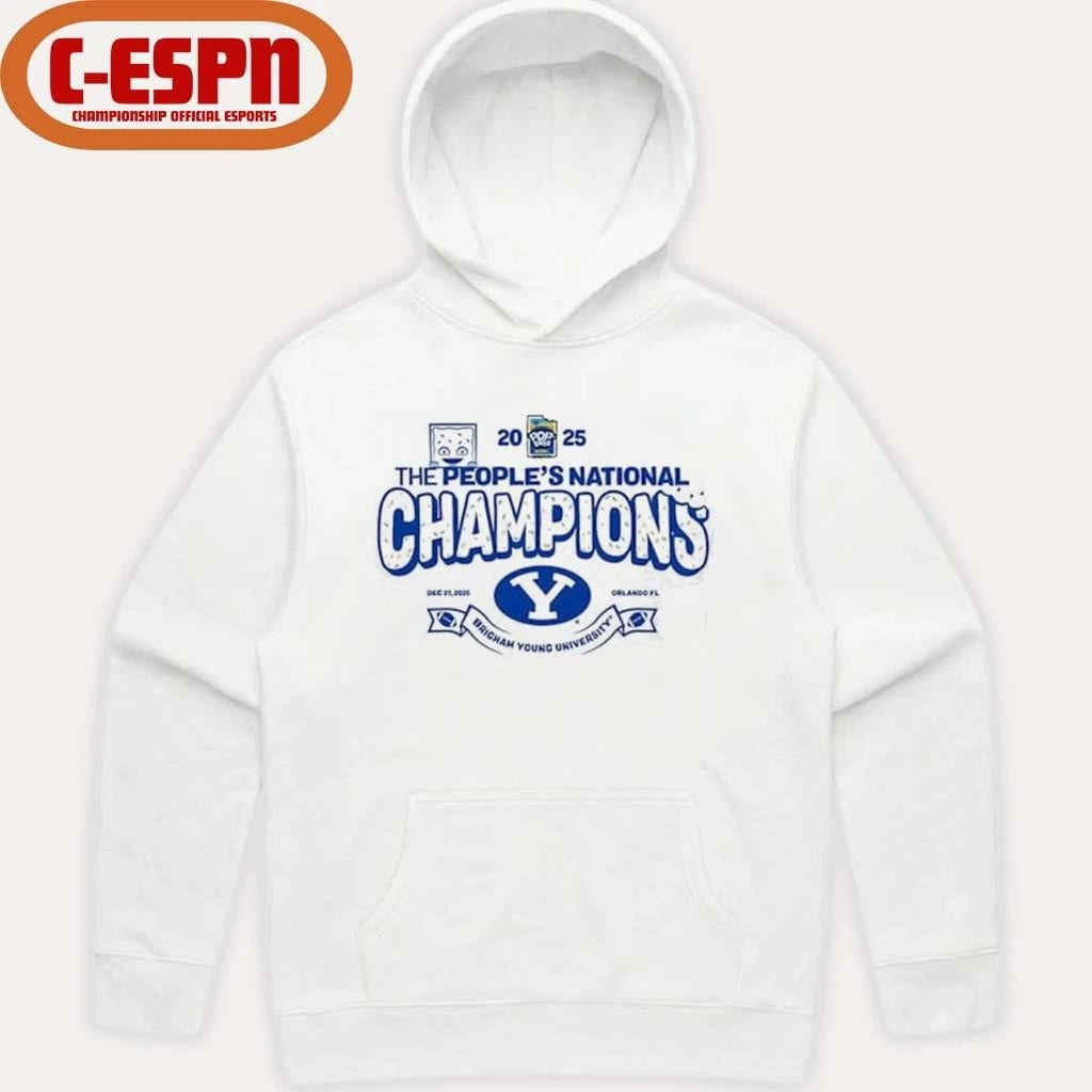 Official The People’s National BYU Cougars 2025 PopTart Bowl Football Champions Shirt