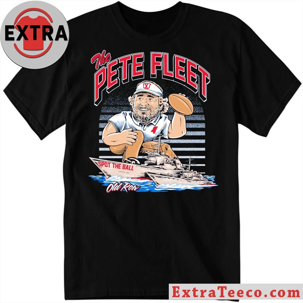 Official The Pete Fleet Spot The Ball Old Row Shirt