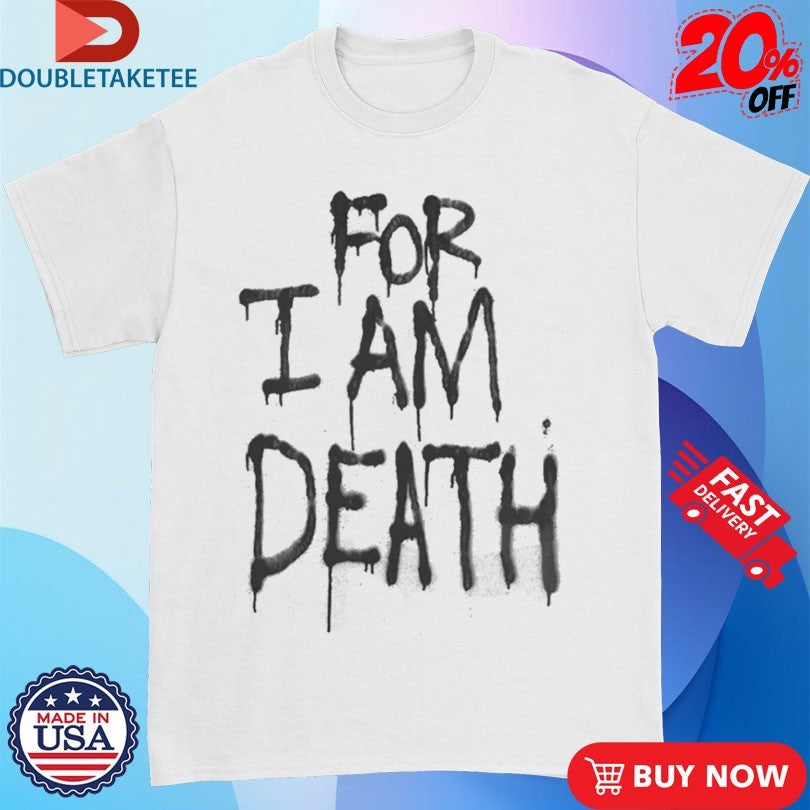 Official The Pretty Reckless For I Am Death Graffiti Shirts