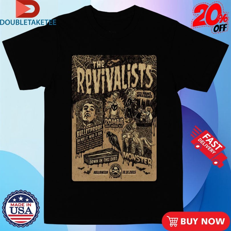 Official The Revivalists Avondale Brewing Company In Birmingham AL October 31 2025 Halloween Shirts
