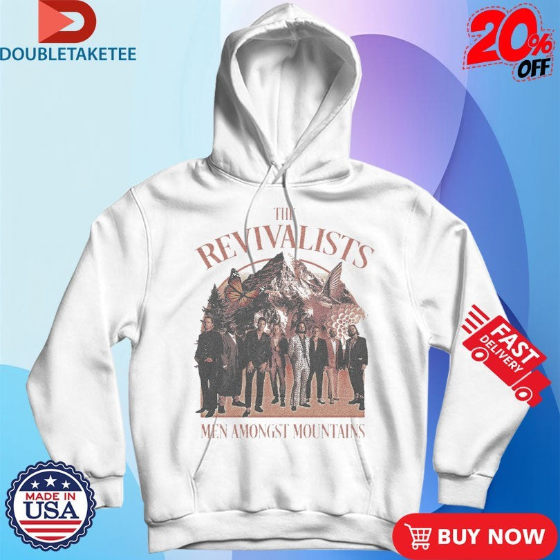Official The Revivalists Men Amongst Mountains Portrait Shirts