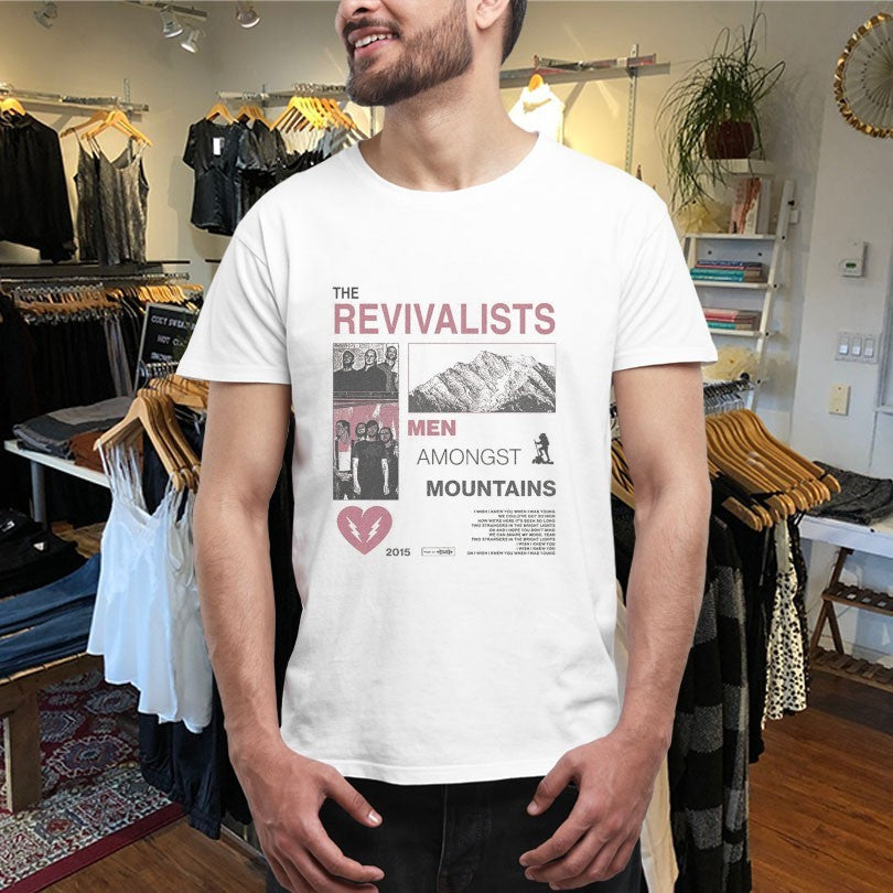 Official The Revivalists Men Amongst Mountains Take Me To Your Level Heart Shirts