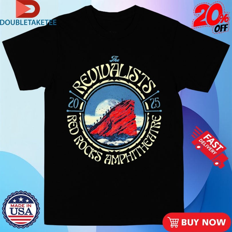 Official The Revivalists Tour Oct 09 2025 Red Rocks Morrison, CO Boat Shirts