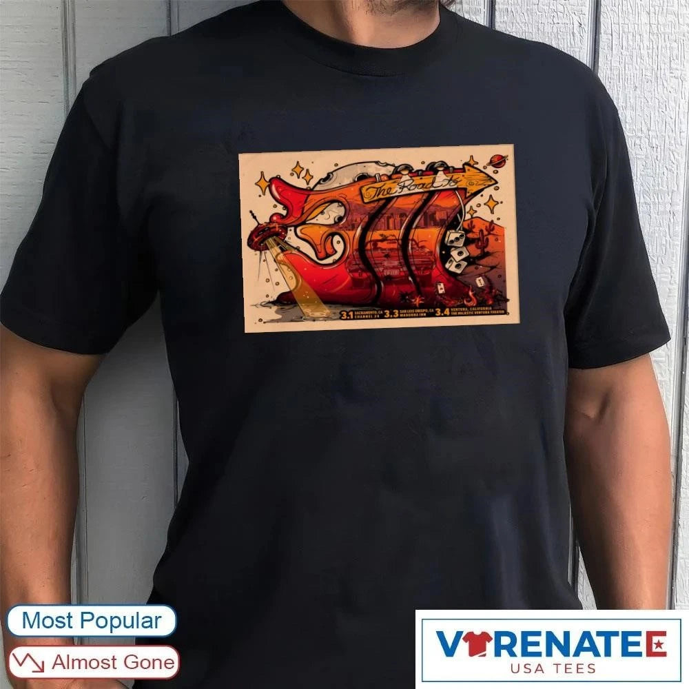 Official The Road To 311 March 4 2026 The Majestic Ventura Theater In Ventura CA Poster T-shirt