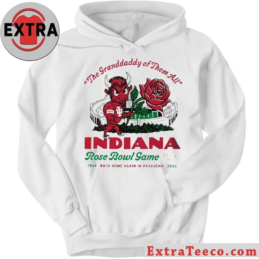 Official The Rose Bowl commemorates the Indiana University Hoosiers football team, alluding to their 1968 game and their anticipated return in 2026 Shirt