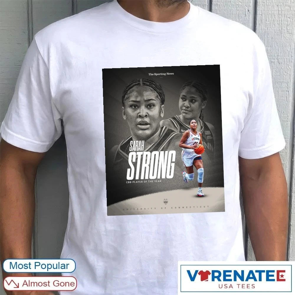 Official The Sporting News Sarah Strong CBB Player Of The Year 2026 Poster T-Shirt