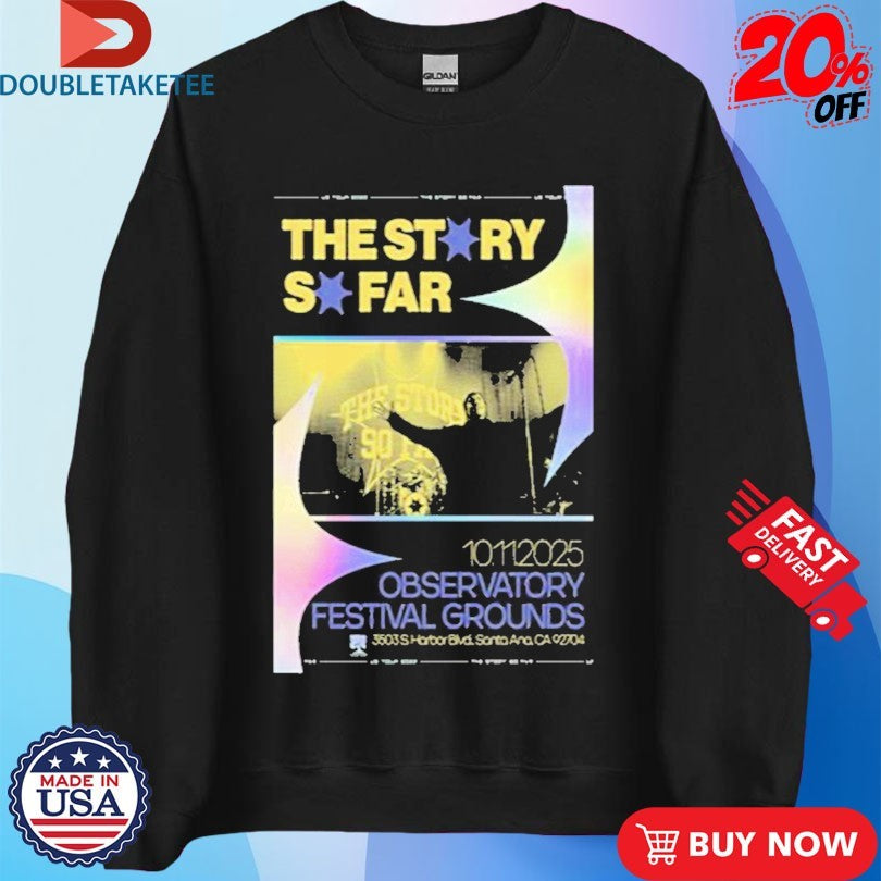 Official The Story So Far Tour Oct 11 2025 Santa Ana, CA Shirts