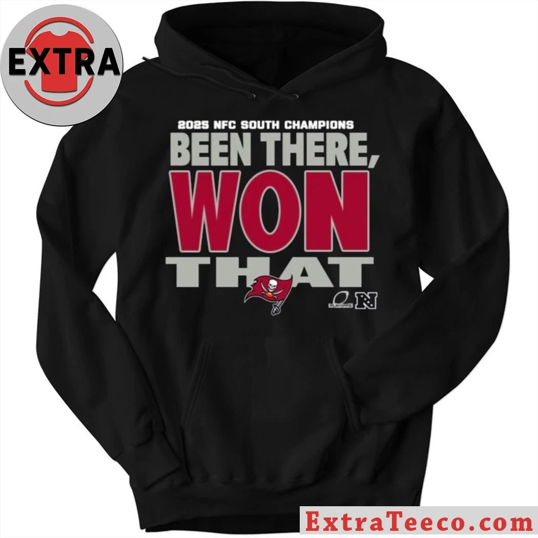 Official The Tampa Bay Buccaneers Been There, Won That t-shirt commemorates the team’s 2025 NFC South Championship victory, an event that actually took place in January 2026