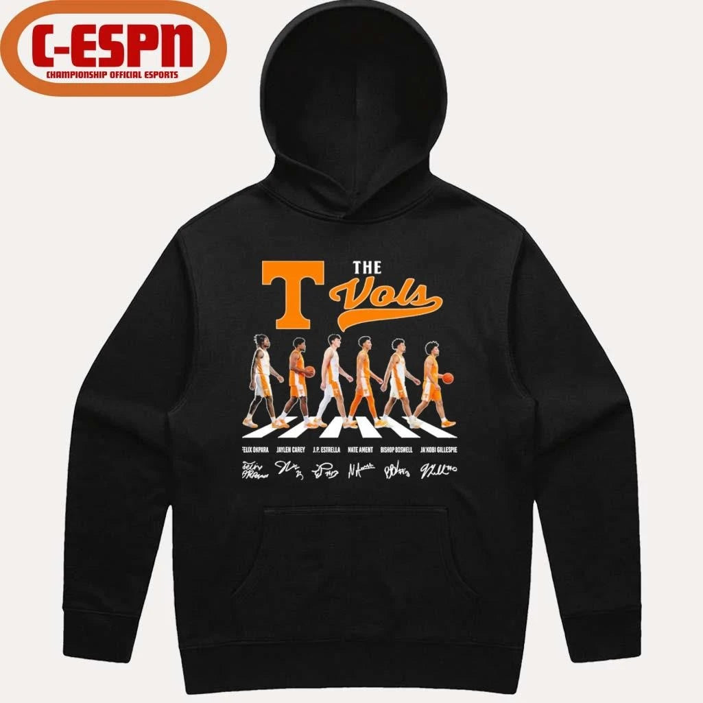 Official The Tennessee Vols Men’s Basketball Abbey Road Shirt