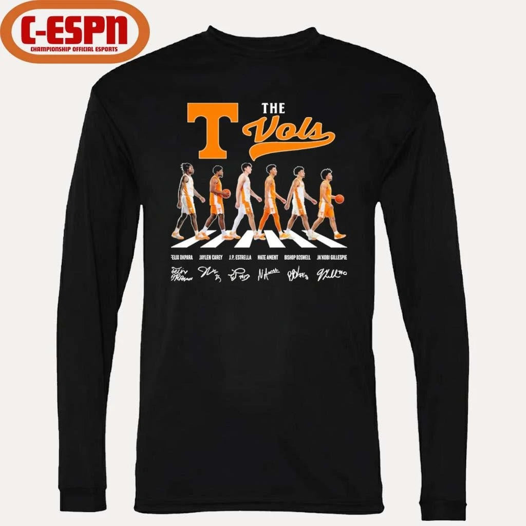 Official The Tennessee Vols Men’s Basketball Abbey Road Shirt