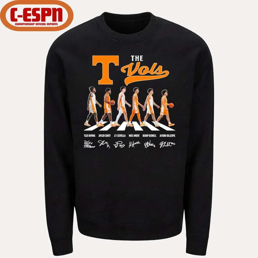 Official The Tennessee Vols Men’s Basketball Abbey Road Shirt