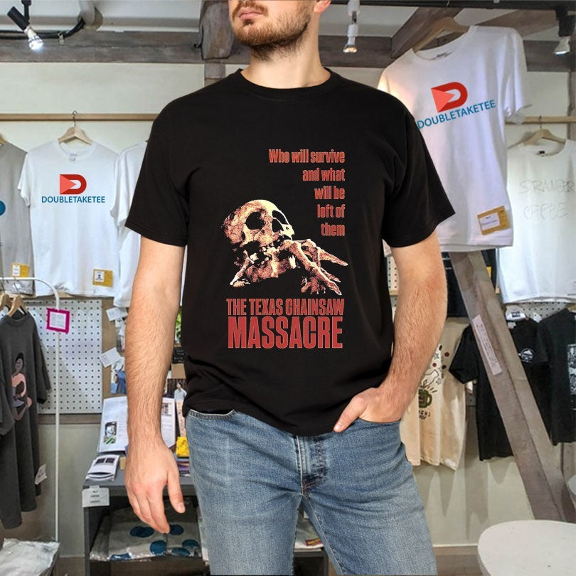 Official The Texas Chainsaw Massacre Who Will Survive And What Will Be Left Of Them Mouth Skull Shirts