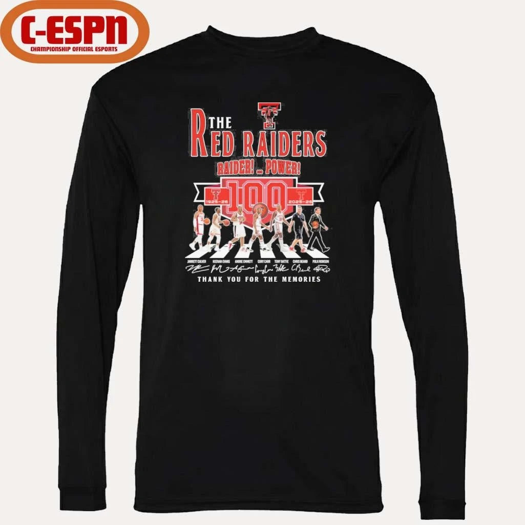 Official The Texas Tech Basketball Abbey Road 100th Anniversary 1926-2026 Shirt