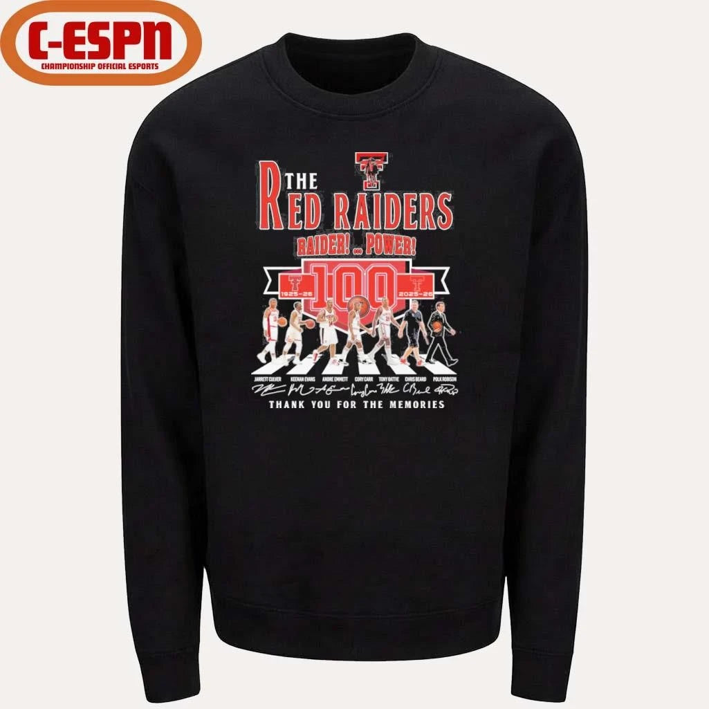 Official The Texas Tech Basketball Abbey Road 100th Anniversary 1926-2026 Shirt