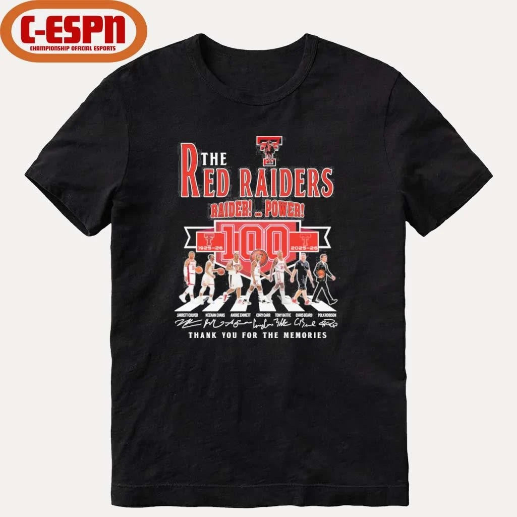 Official The Texas Tech Basketball Abbey Road 100th Anniversary 1926-2026 Shirt