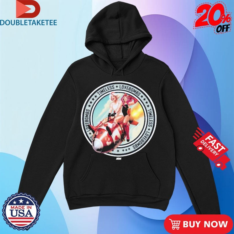 Official The Timeless Love Bombs Bombs Away AEW Shirts