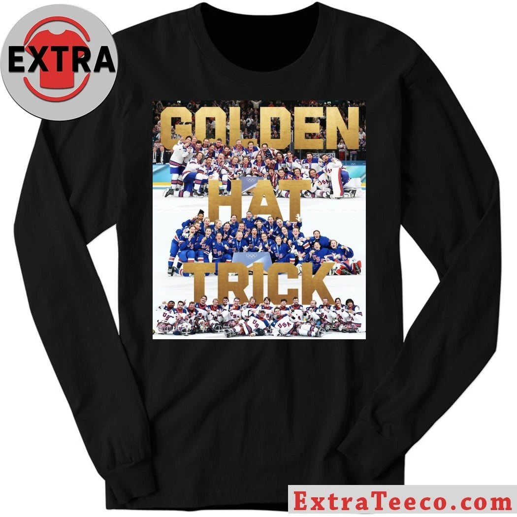 Official The U.S. hockey team celebrates their Olympic gold medal victory Logo Shirt