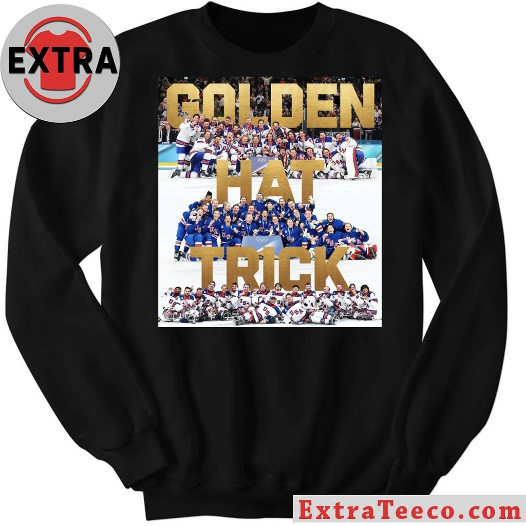 Official The U.S. hockey team celebrates their Olympic gold medal victory Logo Shirt