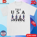 Official The USA Women’s Ice Hockey Road Abbey Signatures Shirts