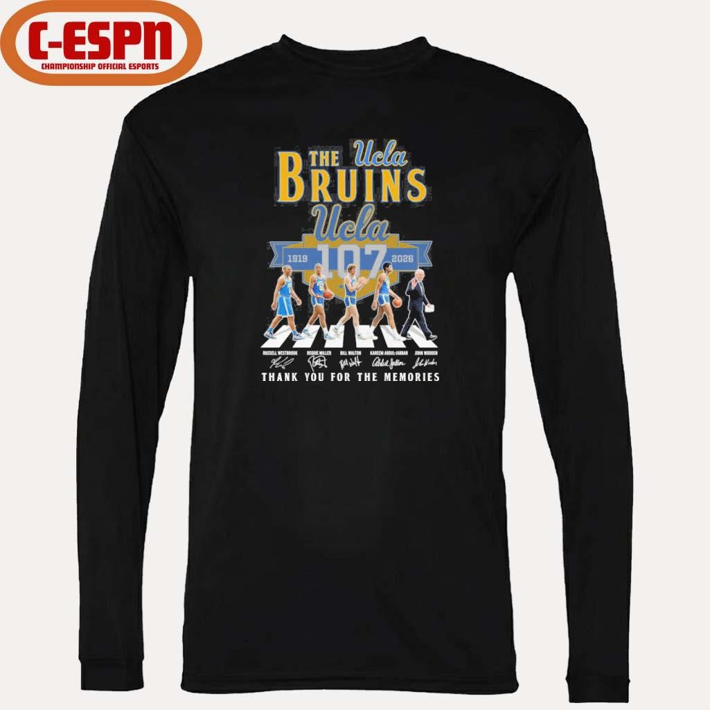 Official The Ucla Bruins Basketball Abbey Road 107th Anniversary 1919-2026 Shirt