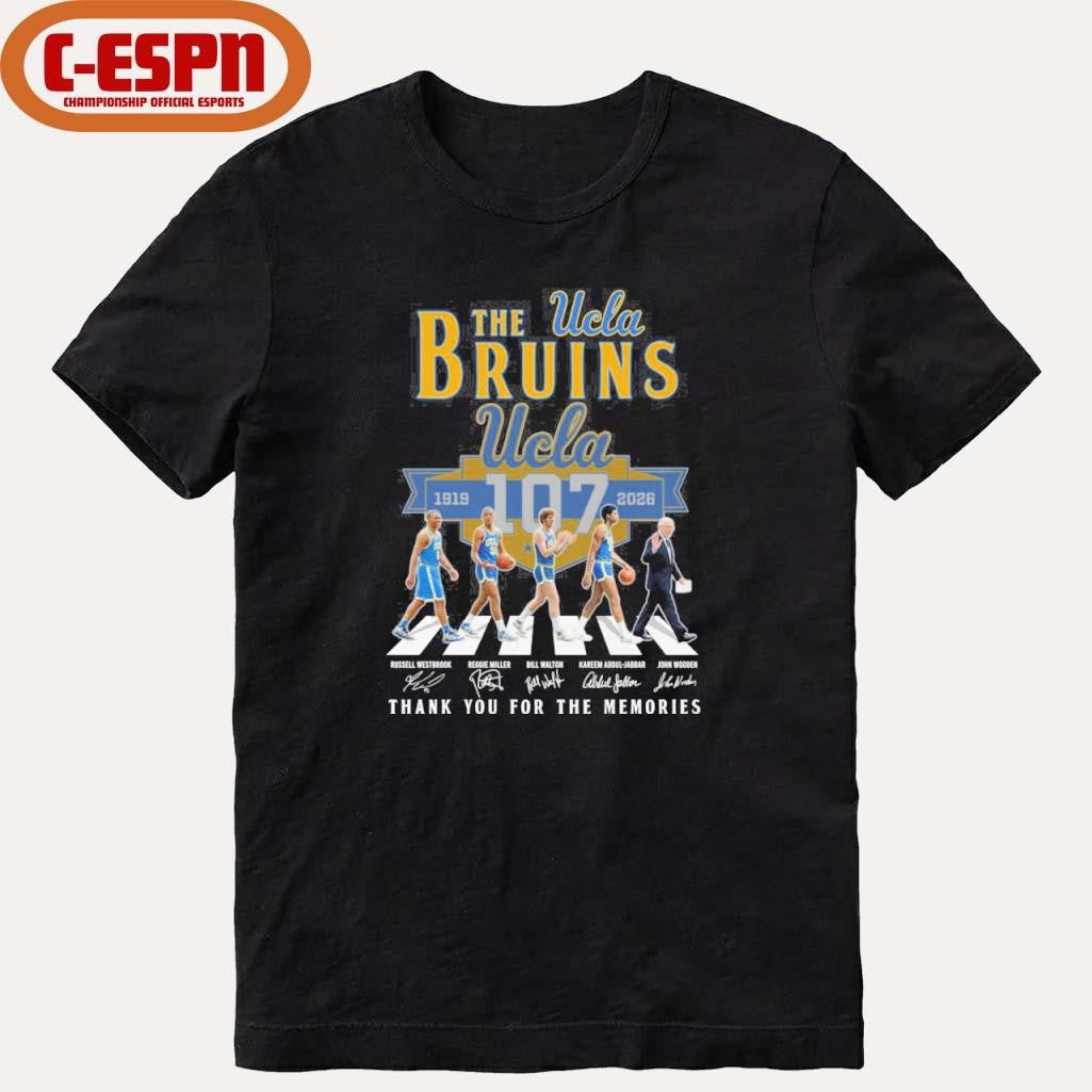 Official The Ucla Bruins Basketball Abbey Road 107th Anniversary 1919-2026 Shirt