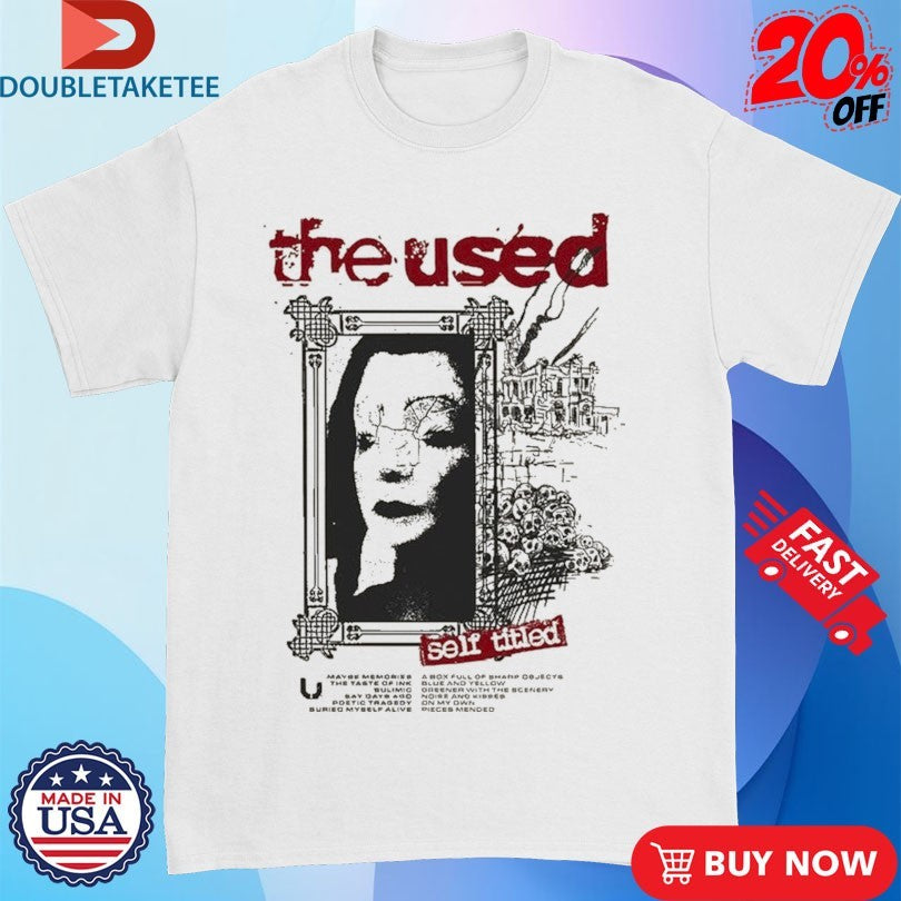Official The Used Self Titled Album T-Shirtss