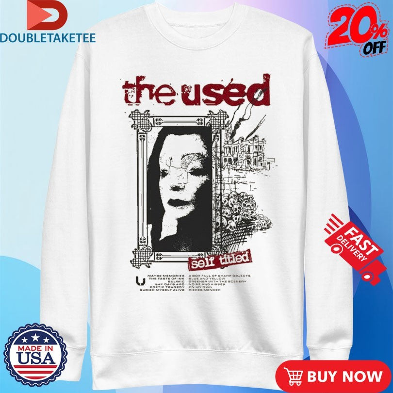 Official The Used Self Titled Album T-Shirtss