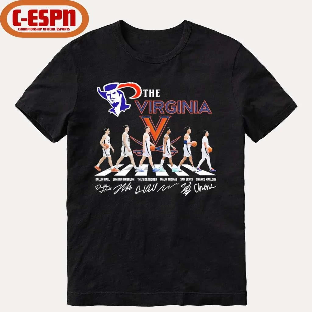 Official The Virginia Men’s Basketball Abbey Road Shirt