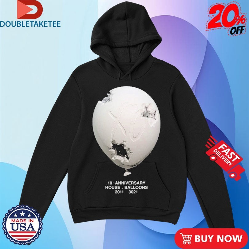 Official The Weeknd X Daniel Arsham House Of Balloons 10 Year Shirts