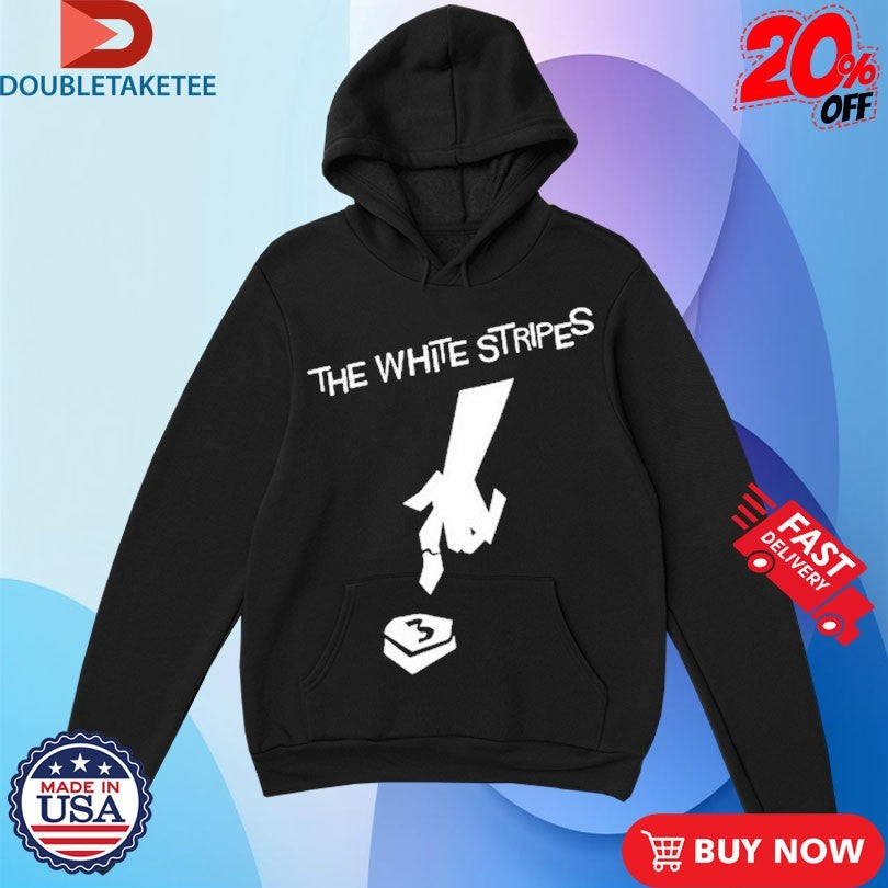Official The White Stripes Hardest Button To Button 3 Shirts
