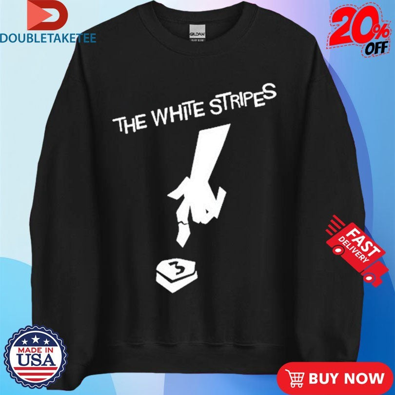 Official The White Stripes Hardest Button To Button 3 Shirts