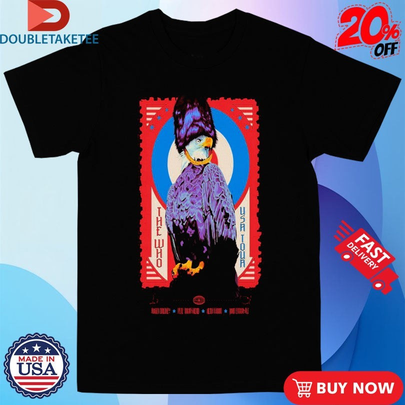 Official The Who 60th Anniversary Eagle Shirts