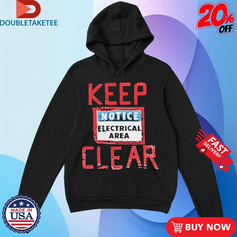 Official The Who Who Are You Keep Clear Notice Electrical Area Shirts
