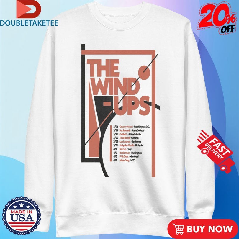 Official The Wind-Ups Tour 2026 Dates Shirts