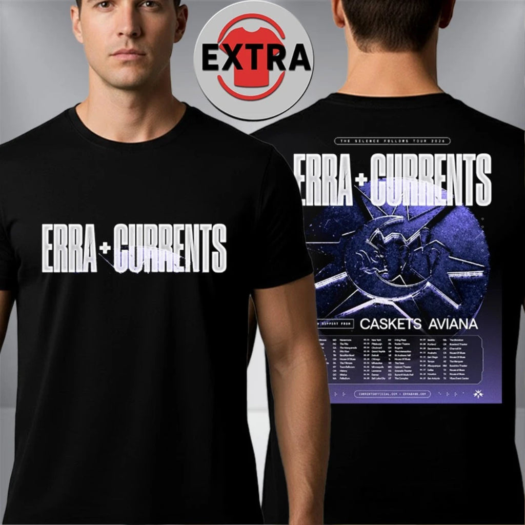 Official The band ERA + Currents from The Silence Follows Tour 2026 Shirt