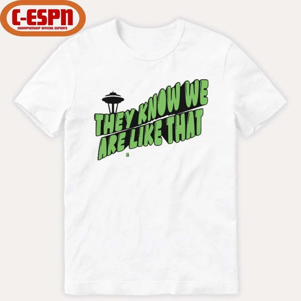 Official They Know We Are Like That Seattle Football Champions Shirt