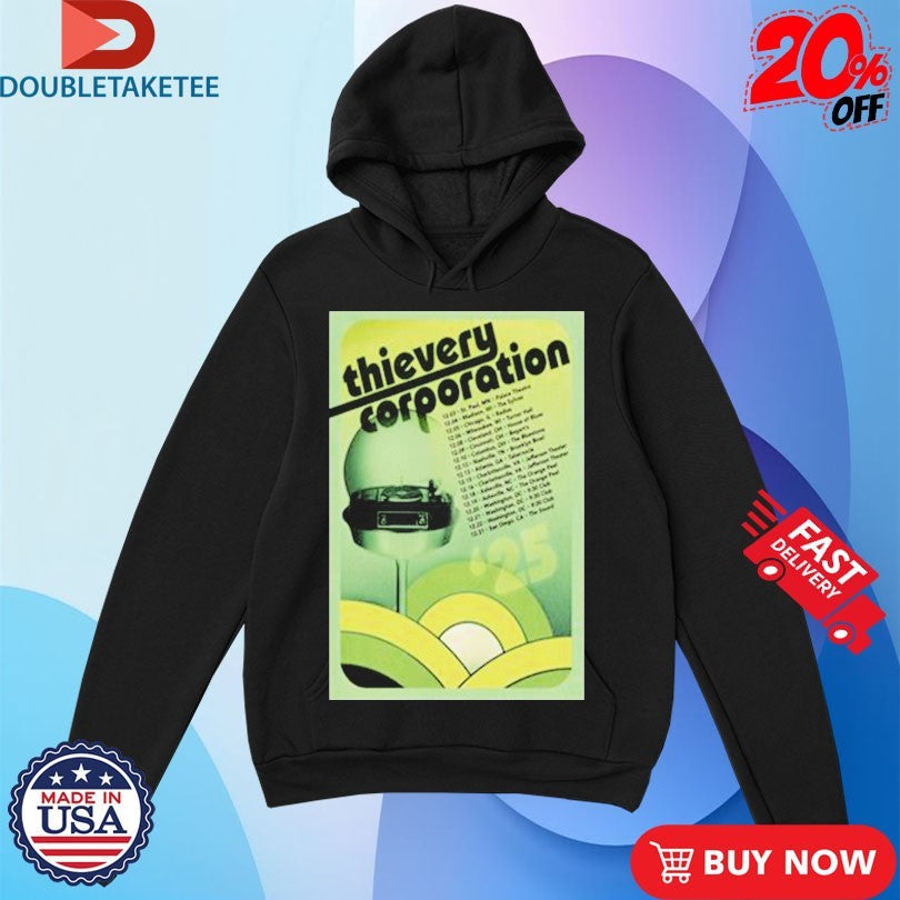 Official Thievery Corporation The Midwest And South Tour 2025 Shirts
